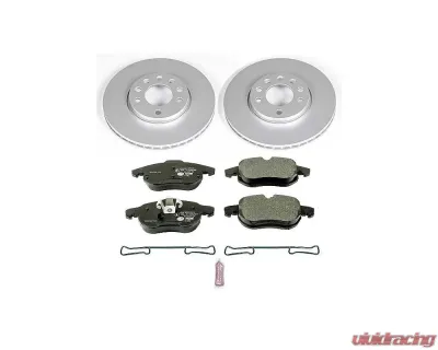Power Stop Euro-Stop Brake Kit Front Saab 44077 2003-2011 - ESK978
