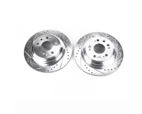 Power Stop Evolution Drilled & Slotted Rotors - Pair Rear Acura RL 2005-2012