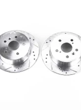 Power Stop Evolution Drilled & Slotted Rotors - Pair Rear Lexus ES350 2007-2012                                     - JBR1145XPR - Image 2