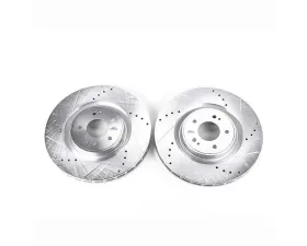 Power Stop Evolution Drilled & Slotted Rotors - Pair Front Mitsubishi Lancer 2008