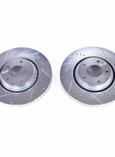Power Stop Evolution Drilled & Slotted Rotors - Pair Front Mazda CX-5 2018                                     - JBR1741XPR - Image 2