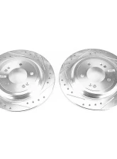 Power Stop Evolution Drilled & Slotted Rotors - Pair Front Kia Sportage 2018-2019                                     - JBR1751XPR - Image 2