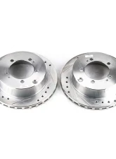 Power Stop Evolution Drilled & Slotted Rotors - Pair Rear Dodge Stealth 1991-1996                                     - JBR584XPR - Image 2