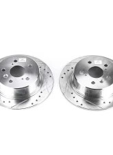 Power Stop Evolution Drilled & Slotted Rotors - Pair Rear Toyota Avalon 1995-1999                                     - JBR788XPR - Image 2
