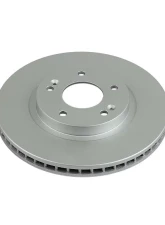 Power Stop Evolution Geomet Coated Rotor Front Hyundai Santa Fe 2001-2006                                     - JBR948EVC - Image 2
