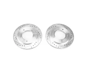Power Stop Evolution Drilled & Slotted Rotors - Pair Front Chevrolet Tracker 1999-2004