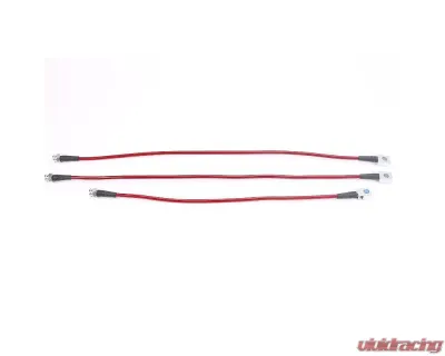 Power Stop Stainless Steel Braided Brake Hose Kit Front & Rear Jeep Wrangler 1987-1995 - BH00010