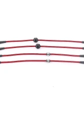 Power Stop Stainless Steel Braided Brake Hose Kit Front & Rear BMW 325xi 2001-2005                                     - BH00030 - Image 2