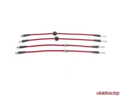 Power Stop Stainless Steel Braided Brake Hose Kit Front & Rear BMW 325xi 2001-2005 - BH00030