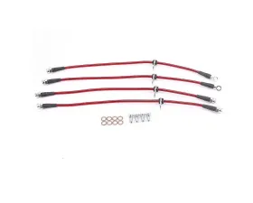 Power Stop Stainless Steel Braided Brake Hose Kit Front & Rear Mitsubishi Lancer 2008
