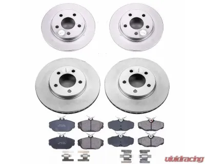 Power Stop Z17 Evolution Geomet Coated Brake Kit Front & Rear Ford Taurus 1994-2000 - CRK1328