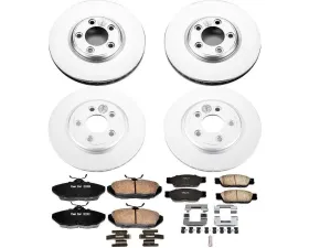 Power Stop Z17 Evolution Geomet Coated Brake Kit Front & Rear Ford Thunderbird 2002-2005