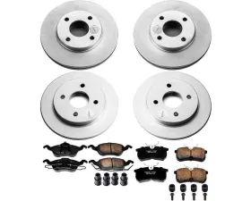 Power Stop Z17 Evolution Geomet Coated Brake Kit Front & Rear Ford Focus 2001-2004