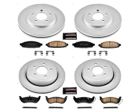 Power Stop Z17 Evolution Geomet Coated Brake Kit Front & Rear Ford Crown Victoria 2003-2011