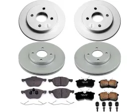 Power Stop Z17 Evolution Geomet Coated Brake Kit Front & Rear Ford Focus 2005-2007