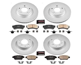 Power Stop Z17 Evolution Geomet Coated Brake Kit Front & Rear Ford Fusion 2006-2012