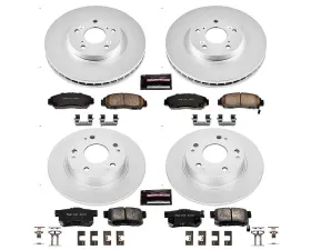 Power Stop Z17 Evolution Geomet Coated Brake Kit Front & Rear Acura TSX 2004-2008