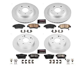 Power Stop Z17 Evolution Geomet Coated Brake Kit Front & Rear Acura RSX 2002-2006