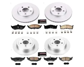Power Stop Z17 Evolution Geomet Coated Brake Kit Front & Rear Dodge Neon 2000-2005