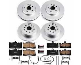 Power Stop Z17 Evolution Geomet Coated Brake Kit Front & Rear Lexus LS430 2001-2006