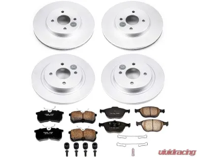 Power Stop Z17 Evolution Geomet Coated Brake Kit Front & Rear Ford Focus 2002-2004 - CRK4467