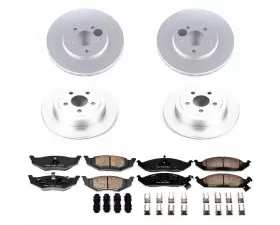 Power Stop Z17 Evolution Geomet Coated Brake Kit Front & Rear Chrysler Cirrus 1995-2000
