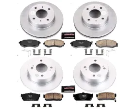 Power Stop Z17 Evolution Geomet Coated Brake Kit Front & Rear Infiniti G20 1991-1996