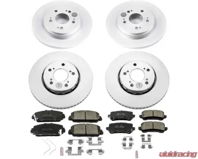 Power Stop Z17 Evolution Geomet Coated Brake Kit Front & Rear Acura RLX 2014-2019 - CRK6954