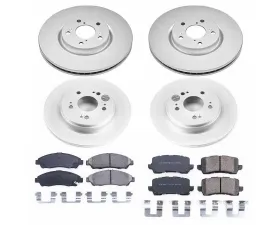 Power Stop Z17 Evolution Geomet Coated Brake Kit Front & Rear Acura RLX 2016-2019