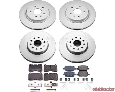 Power Stop Z17 Evolution Geomet Coated Brake Kit Front & Rear Chevrolet Camaro 2016-2019 - CRK7293