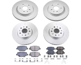 Power Stop Z17 Evolution Geomet Coated Brake Kit Front & Rear Chevrolet Camaro 2016-2019