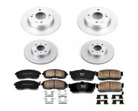 Power Stop Z17 Evolution Geomet Coated Brake Kit Front & Rear Infiniti G20 1999-2001