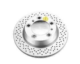Power Stop Evolution High Carbon Geomet Coated Rotor Rear Porsche 718 Boxster 2017-2019
