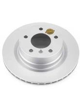 Power Stop Evolution High Carbon Geomet Coated Rotor Rear BMW 128i 2008-2013                                     - EBR1216EVC - Image 2