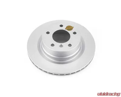 Power Stop Evolution High Carbon Geomet Coated Rotor Rear BMW 128i 2008-2013 - EBR1216EVC