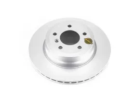 Power Stop Evolution High Carbon Geomet Coated Rotor Rear BMW 135i 2008-2013