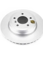 Power Stop Evolution High Carbon Geomet Coated Rotor Rear BMW 135i 2008-2013                                     - EBR1217EVC - Image 2
