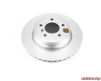 Power Stop Evolution High Carbon Geomet Coated Rotor Rear BMW 135i 2008-2013 - EBR1217EVC