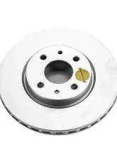 Power Stop Evolution High Carbon Geomet Coated Rotor Front Fiat 500 2012-2017                                     - EBR1296EVC - Image 2