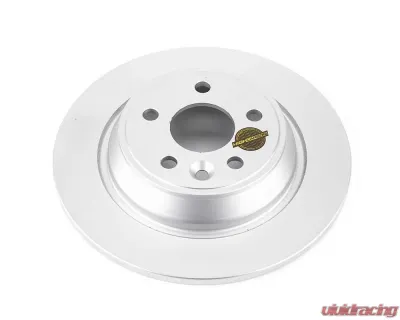 Power Stop Evolution High Carbon Geomet Coated Rotor Rear Land Rover Range Rover Evoque 2012-2015 - EBR1299EVC