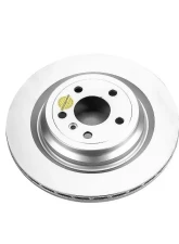 Power Stop Evolution High Carbon Geomet Coated Rotor Rear Mercedes-Benz GLE43 AMG 2017-2018                                     - EBR1453EVC - Image 2