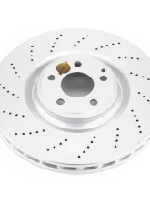 Power Stop Evolution High Carbon Geomet Coated Rotor Front Mercedes-Benz CLS550 2012-2018                                     - EBR1454EVC - Image 2