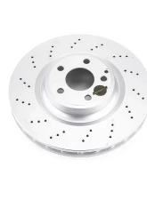 Power Stop Evolution High Carbon Geomet Coated Rotor Front Mercedes-Benz SLC300 2017-2018                                     - EBR1458EVC - Image 2