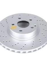 Power Stop Evolution High Carbon Geomet Coated Rotor Front Mercedes-Benz E500 2004-2006                                     - EBR1629EVC - Image 2