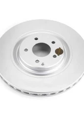 Power Stop Evolution High Carbon Geomet Coated Rotor Front Mercedes-Benz CLK500 2003-2006                                     - EBR1630EVC - Image 2