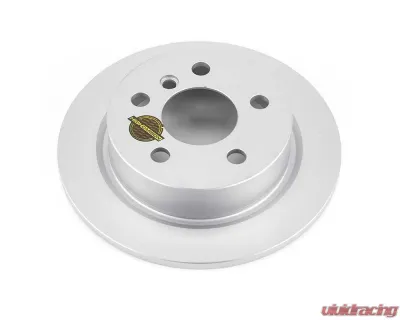 Power Stop Evolution High Carbon Geomet Coated Rotor Rear Mini Cooper 2014-2019 - EBR1648EVC