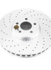 Power Stop Evolution High Carbon Geomet Coated Rotor Front Mercedes-Benz C43 AMG 2017-2018                                     - EBR1649EVC - Image 2