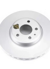 Power Stop Evolution High Carbon Geomet Coated Rotor Front Audi A4 2017-2022                                     - EBR1652EVC - Image 2