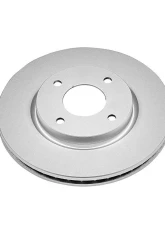 Power Stop Evolution Geomet Coated Rotor Front Nissan Cube 2009-2014                                     - JBR1191EVC - Image 2