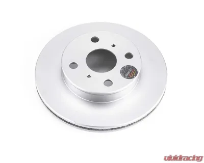 Power Stop Evolution Geomet Coated Rotor Front Toyota Corolla 1988-1992 - JBR390EVC